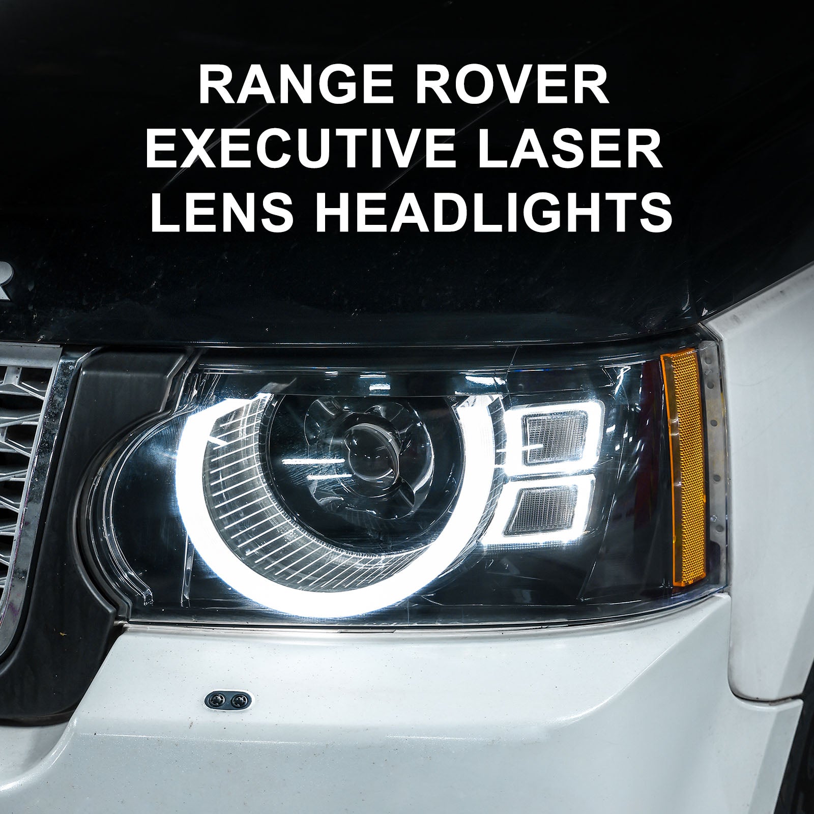 Left & Right LED Headlight Assembly For Land Rover Range Rover