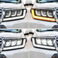 JOLUNG Full LED Headlights Assembly For Toyota Land Cruiser 2008-2015