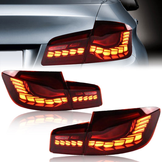 JOLUNG Full LED Tail Lights Assembly For BMW 5-Series F10 F18 2011-2017