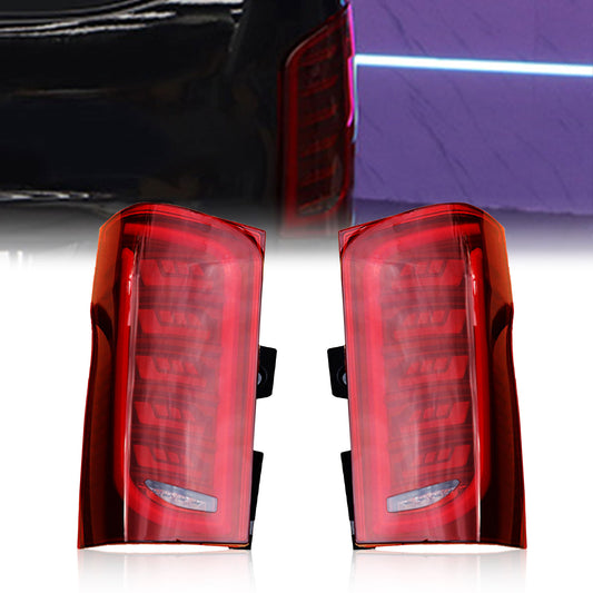 JOLUNG Full LED Tail Lights Assembly For Mercedes Benz W447 Vito V-Class 2014-2020