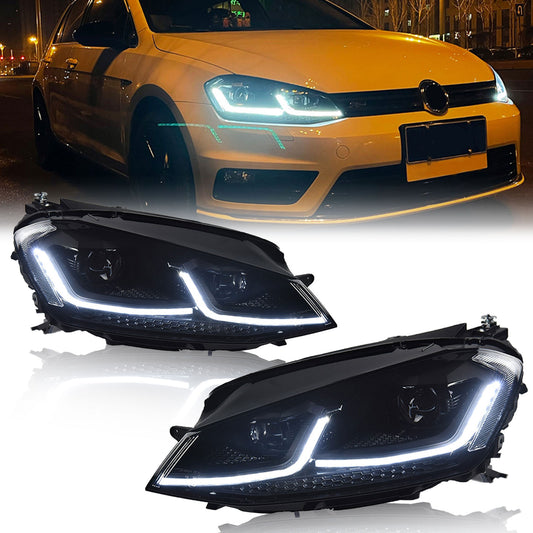 JOLUNG Full LED Headlights Assembly For Volkswagen Golf 7 2013-2018