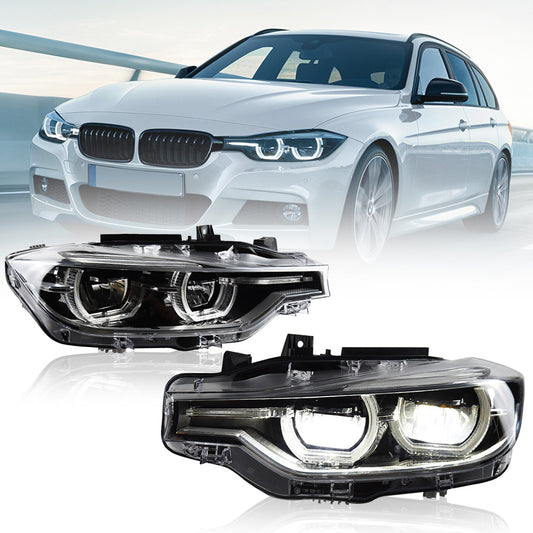 JOLUNG Full LED Headlights Assembly For BMW F30 3-Series 2012-2015
