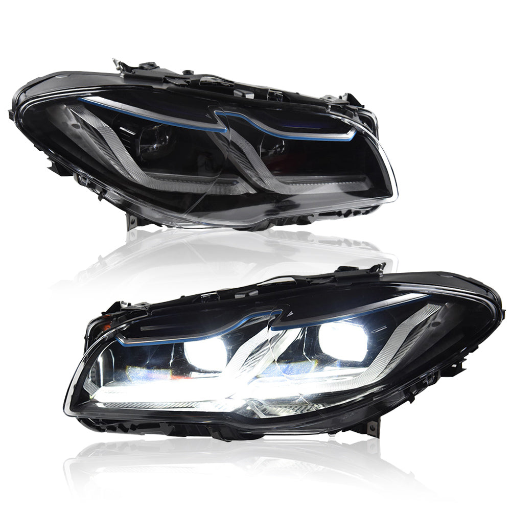 JOLUNG Full LED Headlights Assembly For BMW 5-Series F10 F18 2011-2013