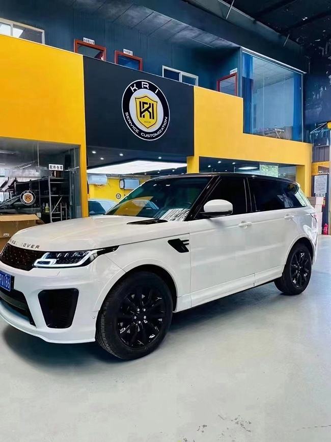 Modified auto parts upgrade 2018-2022 SVR style full set body kit for Range Rover Sport 2014-2017