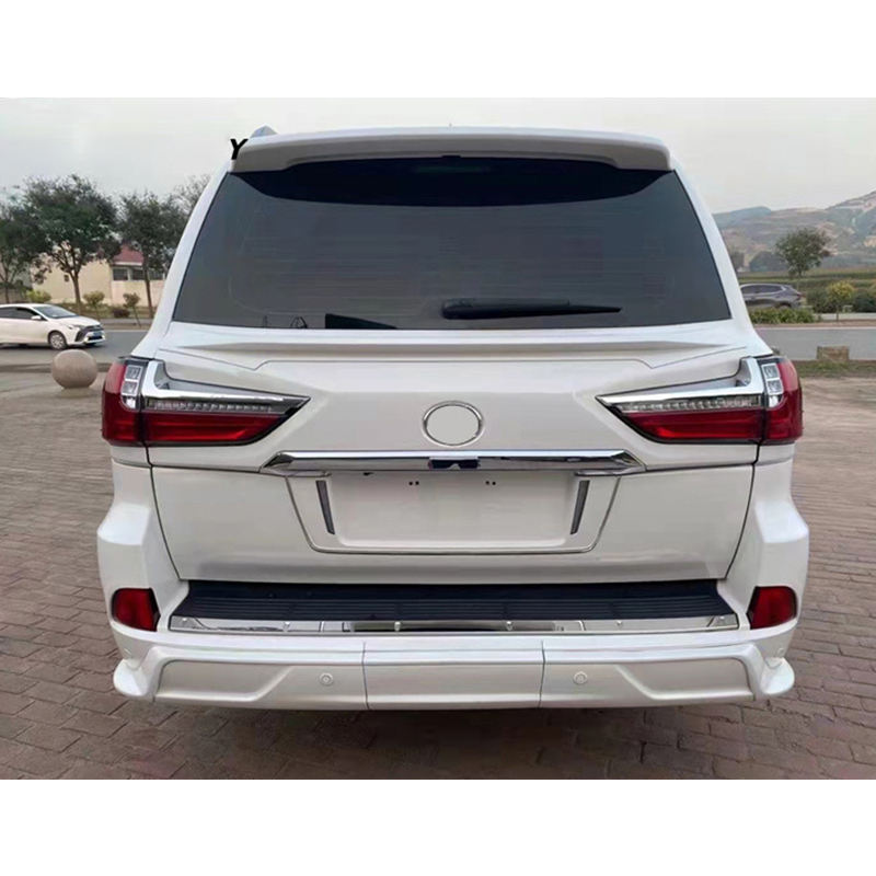 Upgrade Bodykit For Lexus LX570 2008-2015 to 2022 body kit car bumper set Grille exhaust pipe rear lip