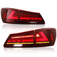 JOLUNG Full LED Tail Lights Assembly For  Lexus IS250 IS300 IS350 ISF 2006-2012