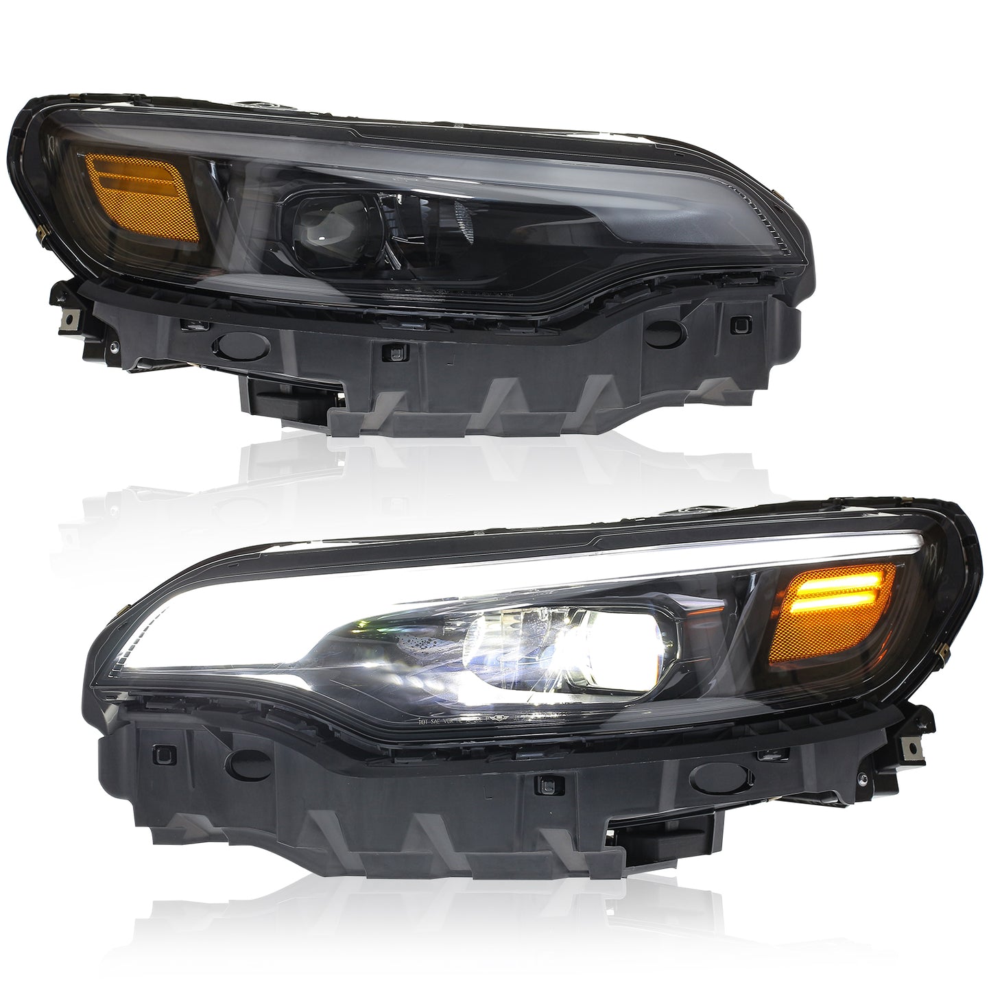 JOLUNG Full LED Headlights Assembly For Jeep Cherokee 2019-2022