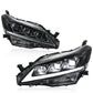 JOLUNG Full LED Headlights Assembly For Toyota Reiz Mark X 2010-2013